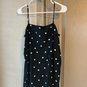 H&M Divided Black Polka Dot Mini Dress